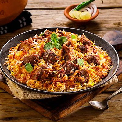 "Double Mutton Single Biryani  (Hotel Cafe Bahar) - Click here to View more details about this Product
